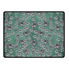 Forest Of Silver Pagoda Vines Double Sided Fleece Blanket (small) by pepitasart