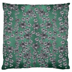 Forest Of Silver Pagoda Vines Large Flano Cushion Case (two Sides) by pepitasart