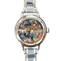 Moulin Rouge One Round Italian Charm Watch by witchwardrobe