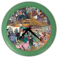 Moulin Rouge One Color Wall Clock by witchwardrobe