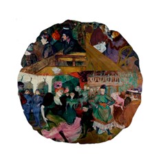 Moulin Rouge One Standard 15  Premium Round Cushions by witchwardrobe