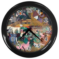 Moulin Rouge One Wall Clock (black) by witchwardrobe