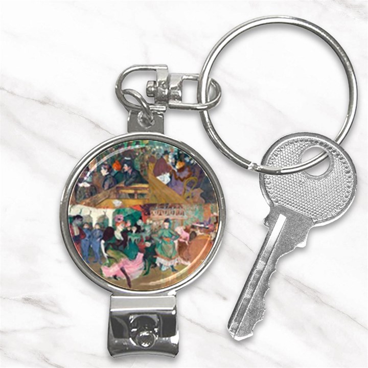 Moulin Rouge One Nail Clippers Key Chain