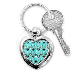 Skullart Key Chain (heart) by Sparkle