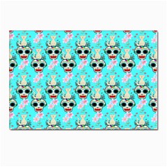 Skullart Postcards 5  X 7  (pkg Of 10) by Sparkle