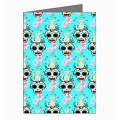 Skullart Greeting Cards (pkg Of 8) by Sparkle