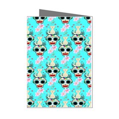 Skullart Mini Greeting Cards (pkg Of 8) by Sparkle