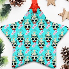 Skullart Star Ornament (two Sides) by Sparkle