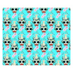 Skullart Double Sided Flano Blanket (small) by Sparkle