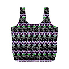 Skullspider Full Print Recycle Bag (m) by Sparkle