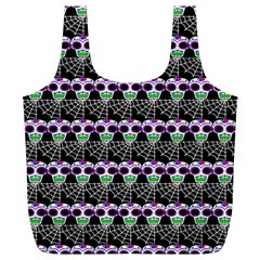 Skullspider Full Print Recycle Bag (xl) by Sparkle