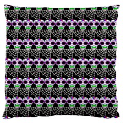 Skullspider Standard Flano Cushion Case (one Side) by Sparkle