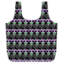 Skullspider Full Print Recycle Bag (xxl) by Sparkle