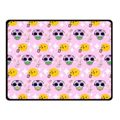 Skullsun Double Sided Fleece Blanket (small) by Sparkle