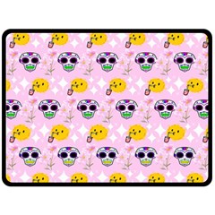 Skullsun Double Sided Fleece Blanket (large) by Sparkle