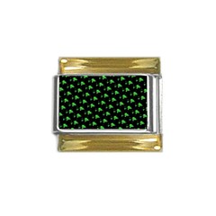 Pixels Gold Trim Italian Charm (9mm) by Sparkle