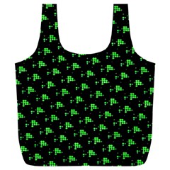 Pixels Full Print Recycle Bag (xxxl) by Sparkle