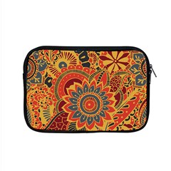 Bright Seamless Pattern-with-paisley-mehndi-elements-hand-drawn-wallpaper-with-floral-traditional-in Apple Macbook Pro 15  Zipper Case by BangZart