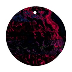 Granite Glitch Ornament (round) by MRNStudios