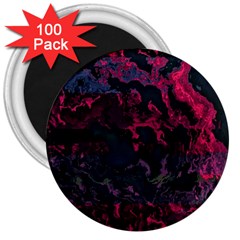 Granite Glitch 3  Magnets (100 Pack) by MRNStudios