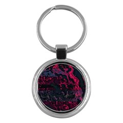 Granite Glitch Key Chain (round)