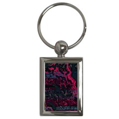 Granite Glitch Key Chain (rectangle) by MRNStudios