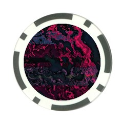 Granite Glitch Poker Chip Card Guard by MRNStudios