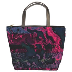 Granite Glitch Bucket Bag by MRNStudios