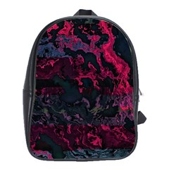 Granite Glitch School Bag (xl) by MRNStudios