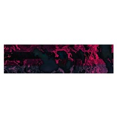 Granite Glitch Oblong Satin Scarf (16  X 60 ) by MRNStudios