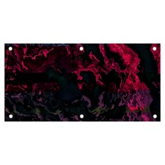 Granite Glitch Banner And Sign 6  X 3  by MRNStudios