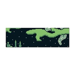 Ship Sea Monster Boat Island Night Pixel Sticker Bumper (10 Pack) by Pakemis