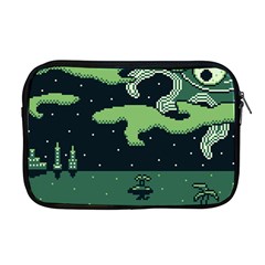 Ship Sea Monster Boat Island Night Pixel Apple Macbook Pro 17  Zipper Case by Pakemis