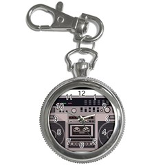 Cassette Recorder 80s Music Stereo Key Chain Watches by Pakemis