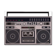 Cassette Recorder 80s Music Stereo Sticker A4 (10 Pack) by Pakemis