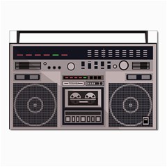 Cassette Recorder 80s Music Stereo Postcards 5  X 7  (pkg Of 10) by Pakemis