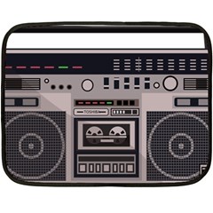 Cassette Recorder 80s Music Stereo Double Sided Fleece Blanket (mini) by Pakemis