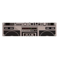 Cassette Recorder 80s Music Stereo Banner And Sign 4  X 1  by Pakemis