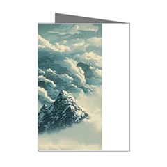 Mountains Alps Nature Clouds Sky Fresh Air Art Mini Greeting Cards (pkg Of 8) by Pakemis