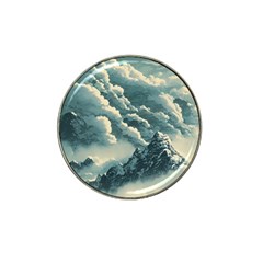 Mountains Alps Nature Clouds Sky Fresh Air Art Hat Clip Ball Marker (4 Pack) by Pakemis