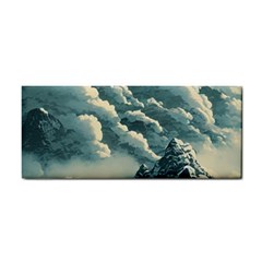 Mountains Alps Nature Clouds Sky Fresh Air Art Hand Towel by Pakemis