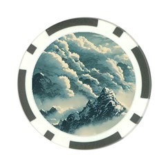 Mountains Alps Nature Clouds Sky Fresh Air Art Poker Chip Card Guard (10 Pack) by Pakemis