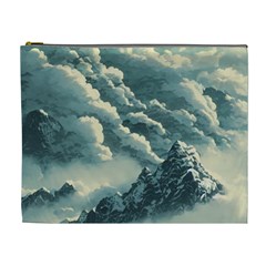 Mountains Alps Nature Clouds Sky Fresh Air Art Cosmetic Bag (xl) by Pakemis