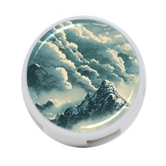 Mountains Alps Nature Clouds Sky Fresh Air Art 4-port Usb Hub (two Sides) by Pakemis