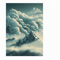 Mountains Alps Nature Clouds Sky Fresh Air Art Large Garden Flag (two Sides) by Pakemis