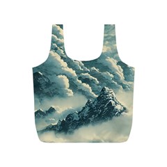 Mountains Alps Nature Clouds Sky Fresh Air Art Full Print Recycle Bag (s) by Pakemis