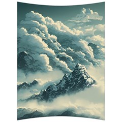 Mountains Alps Nature Clouds Sky Fresh Air Art Back Support Cushion by Pakemis