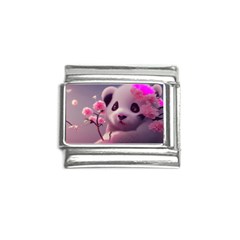 Panda Endangered Protected Bamboo National Treasure Italian Charm (9mm) by Pakemis