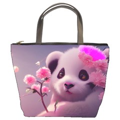 Panda Endangered Protected Bamboo National Treasure Bucket Bag by Pakemis