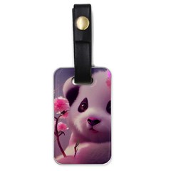 Panda Endangered Protected Bamboo National Treasure Luggage Tag (one Side) by Pakemis